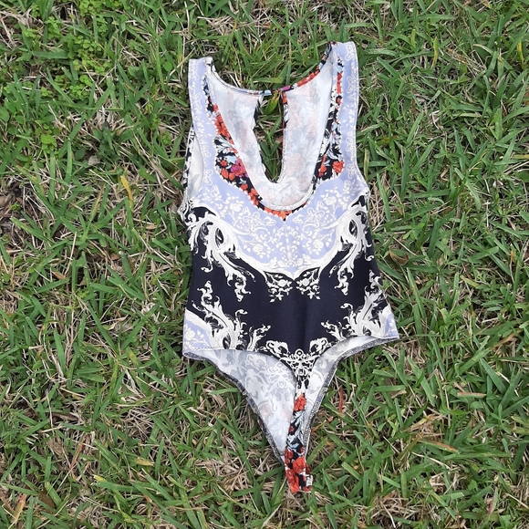 FREE PEOPLE Intimately Floral Multicolor Thong S - Picture 4 of 8